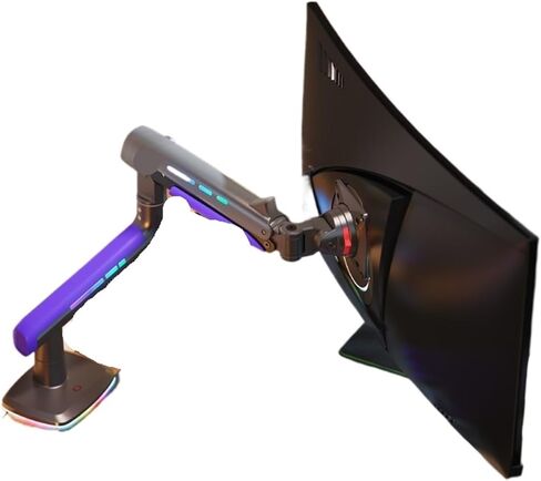 Curved ultrawide monitor stand robotic arm(80) in Saudi Arabia