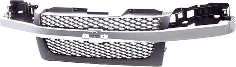 CarPartsDepot Front Grille Dark Gray Grill Compatible With Chevrolet 2004-2012 Colorado (With Center Bar) in Saudi Arabia