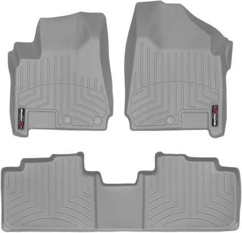 Weathertech Custom Fit FloorLiners for Cadillac SRX, SRX, 1st & 2nd Row (445211-442782), Black in Saudi Arabia