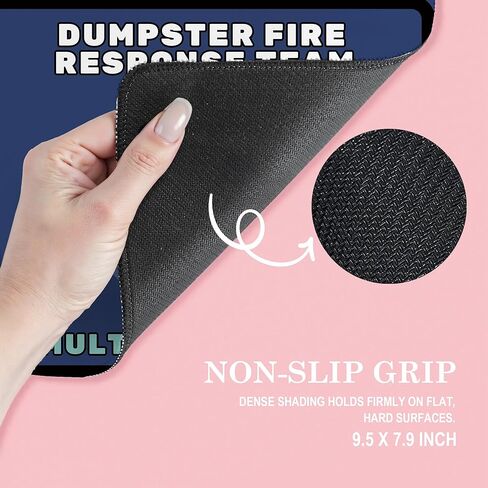 لوحة ماوس فريق الاستجابة للحريق من Dumpster، لوحة ماوس مضحكة من Dumpster Fire لأجهزة الكمبيوتر المحمول وملحقات مكتب العمل، هدايا مضحكة لزملاء العمل من النساء والرجال الخبراء في الحرائق، 9.5 × 7.9 بوصة، J067 in Kuwait