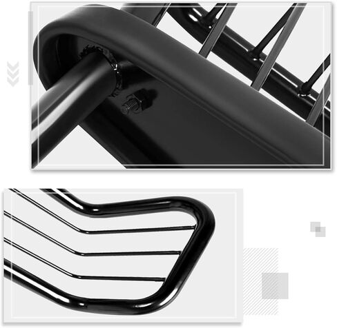 Compatible with Chevy Silverado 1500 2500 HD/3500 01-07 Bumper Brush Grille Guard Protector,Black in Saudi Arabia