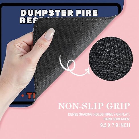 لوحة ماوس فريق الاستجابة للحريق من Dumpster، لوحة ماوس مضحكة من Dumpster Fire لأجهزة الكمبيوتر المحمول وملحقات مكتب العمل، هدايا مضحكة لزملاء العمل من النساء والرجال الخبراء في الحرائق، 9.5 × 7.9 بوصة، J067 in Kuwait