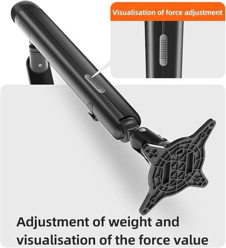 Gas Spring 17-38 Inch Desktop LED Monitor Stand Arm(A8B) in Saudi Arabia