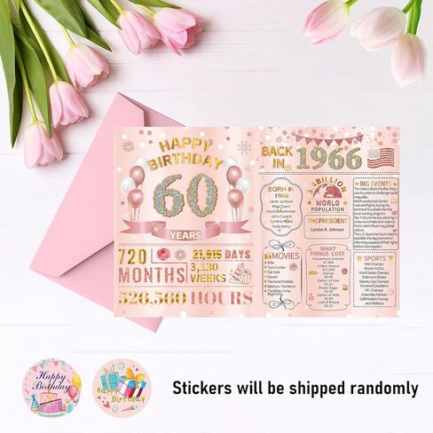 HOMANGA 40th Birthday Card for Women Her, Back in 1986 Card with Envelope, 40th Birthday Gifts for Women, Mom, Wife, Sister, Daughter (Rose Gold) in Saudi Arabia