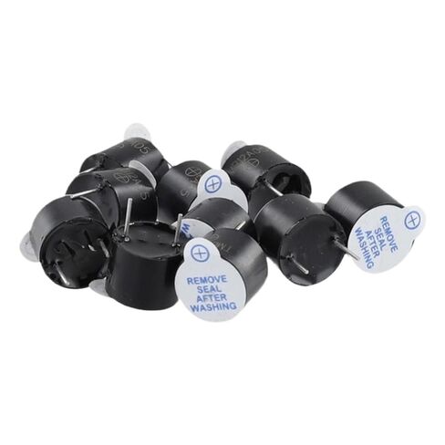 10PCS Active Buzzer Active Buzzer Alarm 12 * 9.5mm Sounder Speaker Buzzer Magnetic Long Continous Beep Tone in Saudi Arabia