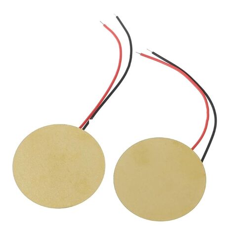 10pcs 35mm Piezo Elements Buzzer Sounder Sensor Trigger Drum Disc+ Wire Copper in Saudi Arabia