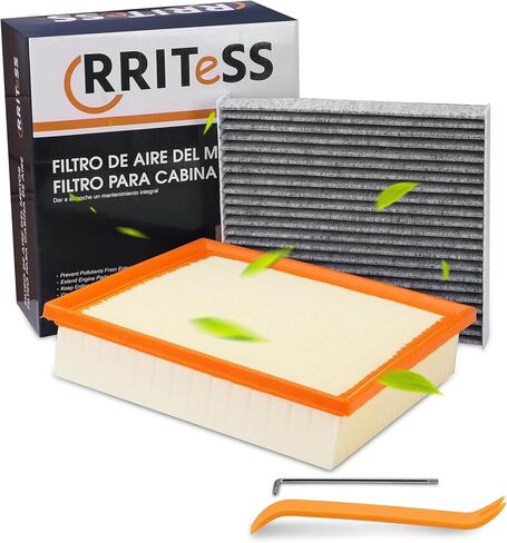 CA10242 Air Filter and CF11176 Cabin Air Filter Set, Engine Air Filter AC Filter Kit. in Kuwait