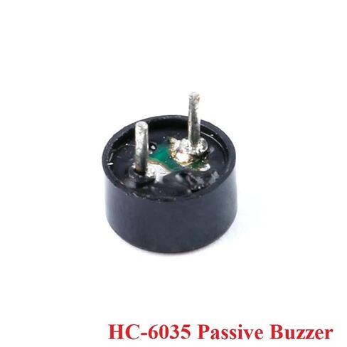 2PCS HC-6035 Mini Passive Buzzer HC6035 AC Buzzer 6X3.5 6 * 3.5 mm Passive Integrated Electromagnetic Speaker 1.5-3V in Saudi Arabia