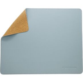 PU Leather Mouse Pad with Stitched Edge, Wood Mouse Pads,Double Side Mousepad, Waterproof Gaming Mousepads, Computer Mouse Pad for Laptop, Office & Home,1 Pack,8inch x 10inch (Beige) in Saudi Arabia