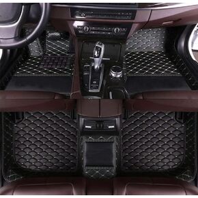 Luxury Custom Car Floor Mats fit for Acura ILX,MDX,RDX,TLX,TSX,RL,TL Waterproof and Non-Slip Material by HAIUIKIK (Black Blue) in Saudi Arabia