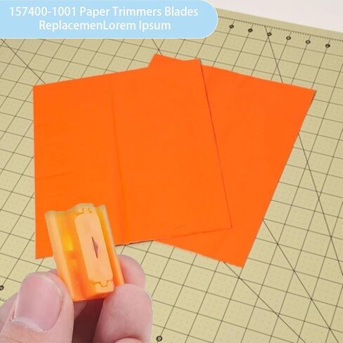 157400-1001 شفرات تشذيب الورق البديلة لشفرات تشذيب الورق Fiskars TripleTrack شفرات رفيعة المستوى، 12 بوصة نمط قطع الورق المحمول I Blade 1968701005 4Pack in Kuwait