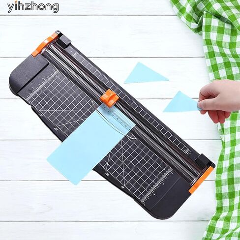 157400-1001 شفرات تشذيب الورق البديلة لشفرات تشذيب الورق Fiskars TripleTrack شفرات رفيعة المستوى، 12 بوصة نمط قطع الورق المحمول I Blade 1968701005 4Pack in Kuwait