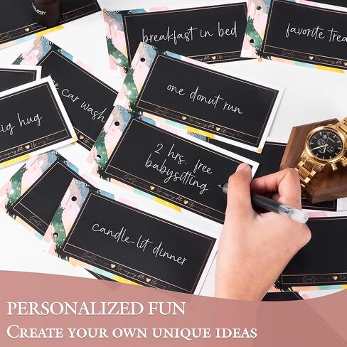 كتاب قسيمة فارغ - 30 قسيمة ملء فارغة لجميع المناسبات، كتاب قسيمة شخصي DIY، هدية عيد ميلاد ممتعة أو عيد الميلاد لصديقها وزوجته وزوجها وصديقتها المفضلة in Kuwait