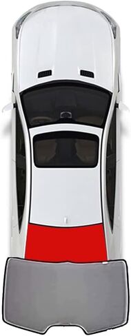 ستائر نافذة السيارة لسيارة Lexus RX350/RX450h/RX270 2009-2015، مظلة نافذة جانبية مغناطيسية قابلة للطي وقابلة للتمدد وقابلة للتنفس، ملحقات السيارة، قطعتان في الخلف in Saudi Arabia