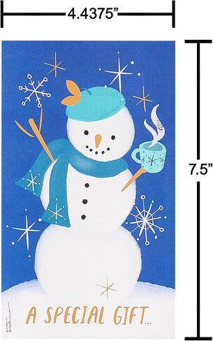 American Greetings Christmas Cards with Envelopes, Money Gift Card Holder, Rainbow Christmas Designs (16-Count) in Saudi Arabia