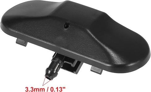 X AUTOHAUX 2 قطعة فوهات غسالة الزجاج الأمامي رذاذ طائرة اليسار أو اليمين 2KD955985 لشركة فولكس فاجن تيجوان MK1 2007-2015 لشركة فولكس فاجن جولف بلس 2005-2013 in Saudi Arabia