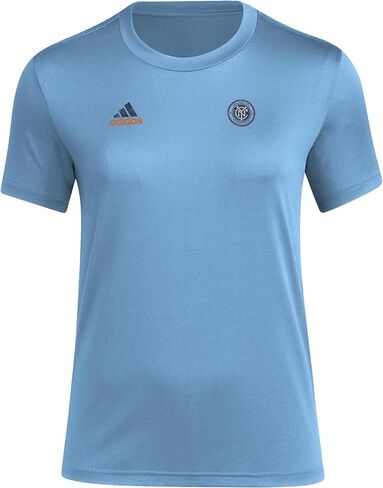 تي شيرت نسائي من adidas New York City Fc بأكمام قصيرة قبل المباراة in Saudi Arabia