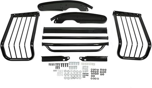 Suitable for Bumper Grille Brush Guard Compatible with Chevrolet C1500/GMC K1500 1988-1998 Models, Steel Alloye, Black in Saudi Arabia