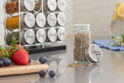 Orii Spice Labels - Clear Round - 160 Pre-Printed +20 Blank in Saudi Arabia