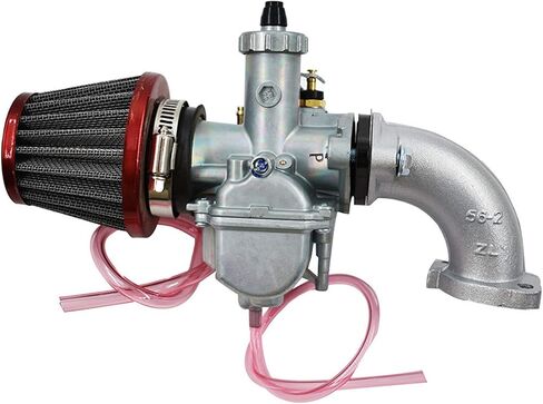 munirater 26mm Carb PZ26 المكربن ​​مجموعة مرشحات الهواء استبدال ل 110cc 125cc 138cc SSR CRF حفرة الترابية دراجة Sunl Taotao حفرة الدراجة in Saudi Arabia