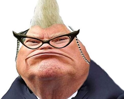Donald Trump as Roz from Monsters Vinyl Decal Bumper Wall Laptop Window Sticker 5" in Saudi Arabia