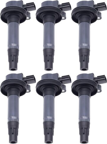 UF553 Ignition Coil Pack 3.5 3.7 V6 Ford Edge Explorer F150 Flex Taurus Lincoln MKS MKT MKZ MKX, Mazda 6 CX-9 CX9 2007 2008 2009 2010 2011 2012 2013 2014 2015 2016 Replaces# UF-553 DG520 50106 5C1652 in Saudi Arabia