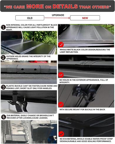 Soft Roll Up 6' Truck Bed Cover Compatible For 1989-1995 Toyota Pickup | 1995-2004 Tacoma Vinyl Tonneau Cover| Fleetside in Saudi Arabia