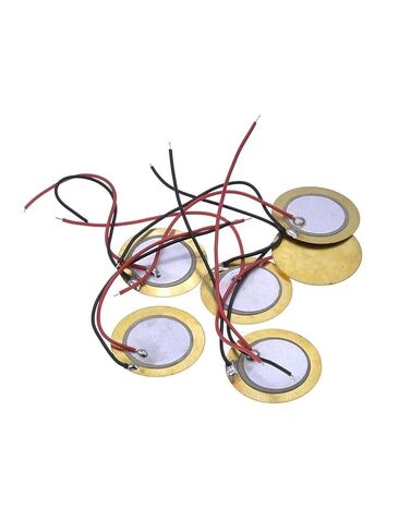 10Pcs Piezoelectric Piezo Ceramic Wafer Plate Dia 15mm for Buzzer Loudspeaker Sensor with Wire in Saudi Arabia