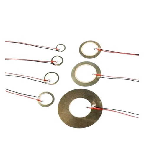 10pcs Piezoelectric Piezo Ceramic Wafer Plate Sounder Sensor Dia 12MM/15MM/18MM/20MM/27MM/35MM/50MM for Buzzer Loudspeaker Wire(10pcs 27MM) in Saudi Arabia