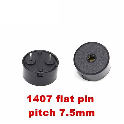 10pcs/lot 1255/1306/1407/1704/1707/2207/2208/2210 12 * 5.5mm 14 * 7mm 22 * 10mm Passive Buzzer Magnetic Anti-Lost Buzzer Loudspeaker(1404 Flat Needle) in Kuwait