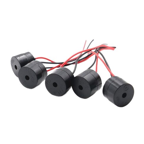 20pcs Electromagnetic Active Buzzer DC 3V 5V 12V 12 * 9.5MM Speaker Alarm Loudspeaker(12x9.5MM 5V) in Saudi Arabia