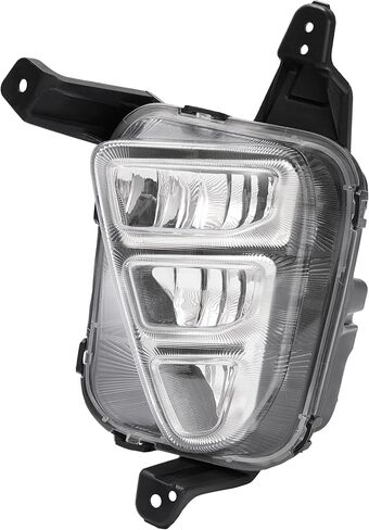 HECASA LED ضوء الضباب الأيسر متوافق مع 2016-2018 Kia Optima استبدال لـ KI2592157 92201D5000 المصد الأمامي القيادة مصباح الضباب الخفيف عدسة واضحة - جانب السائق in Kuwait