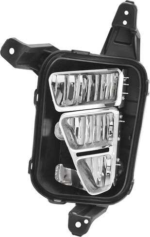 HECASA LED ضوء الضباب الأيسر متوافق مع 2016-2018 Kia Optima استبدال لـ KI2592157 92201D5000 المصد الأمامي القيادة مصباح الضباب الخفيف عدسة واضحة - جانب السائق in Kuwait
