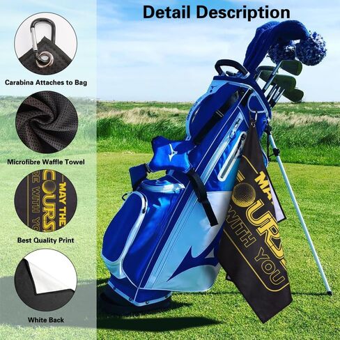 I was One Under Today Funny Printed Microfiber Golf Towel with Clip, Golf Gifts for Golf Fan Dad Mom Grandpa, Golfer Father's Day Birthday Gifts, Golf Accessories for Men Women Him Boyfriend in Saudi Arabia