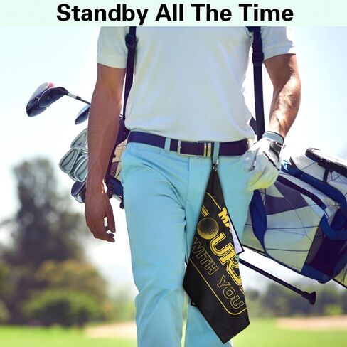 I was One Under Today Funny Printed Microfiber Golf Towel with Clip, Golf Gifts for Golf Fan Dad Mom Grandpa, Golfer Father's Day Birthday Gifts, Golf Accessories for Men Women Him Boyfriend in Saudi Arabia