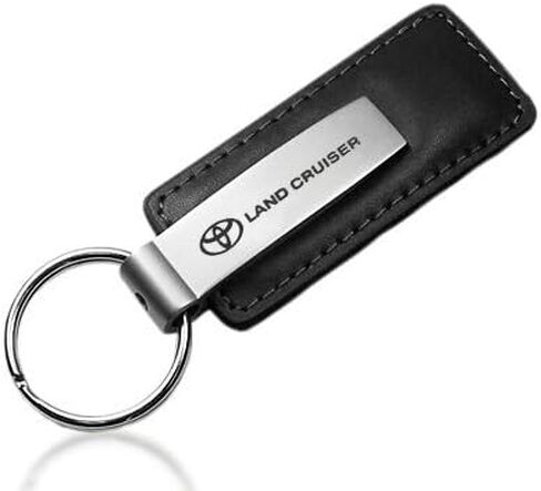 Toyota Land Cruiser Black Leather Key Chain in Saudi Arabia