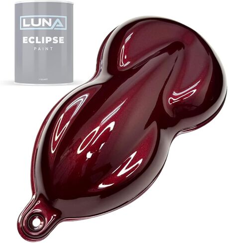 Wicked Wine Basecoat Red - 1 Gallon Professional Auto Paint for DIY Enthusiasts, Hobbyists, and Automotive Shops - Premium Quality for Professional Installers - Eclipse in Saudi Arabia
