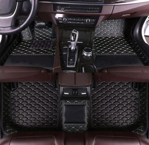 سجادات أرضية سيارة فاخرة مخصصة تناسب Acura ILX، MDX، RDX، TLX، TSX، RL، TL مادة مقاومة للماء وغير قابلة للانزلاق من HAIUIKIK (أسود أزرق) in Saudi Arabia