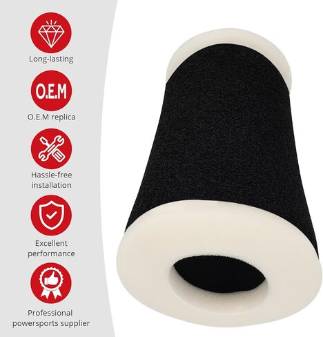 JAVIK Air Filter Cleaner Element For Yamaha Big Wheel 200 BW200 1986-1988 O.E.M# 1RL-14451-00-00 1RL-14451-01-00 in Saudi Arabia