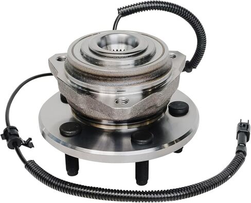 Detroit Axle - Front Left Wheel Bearing Hub for Jeep 02-07 Liberty, Driver Side Wheel Bearing and Hub Assembly 2002 2003 2004 2005 2006 2007 Replacement in Saudi Arabia
