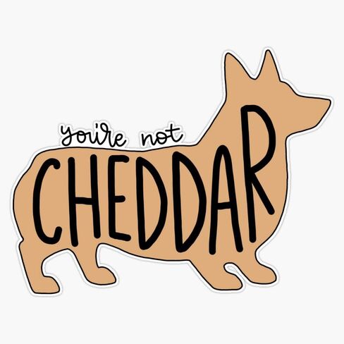 MAGNET Brooklyn 99 Cheddar الفينيل ملصق مغناطيسي مقاوم للماء الفينيل ملصق مغناطيسي مقاوم للماء سيارة 5" in Saudi Arabia