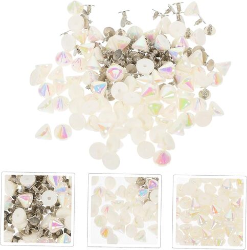 Reusable Plastic Rivet Fastener Punk Rivet Buttons for DIY Crafting Fashion and Versatile in Saudi Arabia
