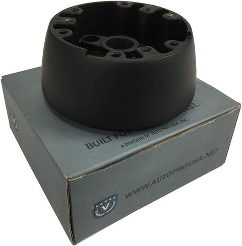 VSW Steering Wheel Hub Adapter 6 Bolt (Black) Compatible with 1967-1968 GM Deluxe Wood Wheel Adapter 3930062 SWA1001BLK in Saudi Arabia