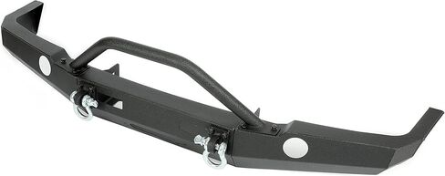 KUAFU Off-road Front & Rear Bumper Set Compatible with 1999-2004 Land Rover Discovery 2 w/D rings Powder Coated Steel(2 Packages) in Saudi Arabia
