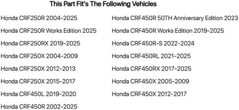 أنبوب خنق تاسك لهوندا CRF250RX 2019-2022 in Saudi Arabia
