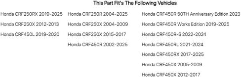 أنبوب خنق تاسك لهوندا CRF250RX 2019-2022 in Saudi Arabia