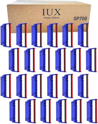 شريط طابعة SP700 متوافق مع خرطوشة شريط Star SP700 RC700 SP712 SP712BR SP-742 SP742R SP740 SP747، شريط حبر SP-700، حزمة من 24 in Kuwait