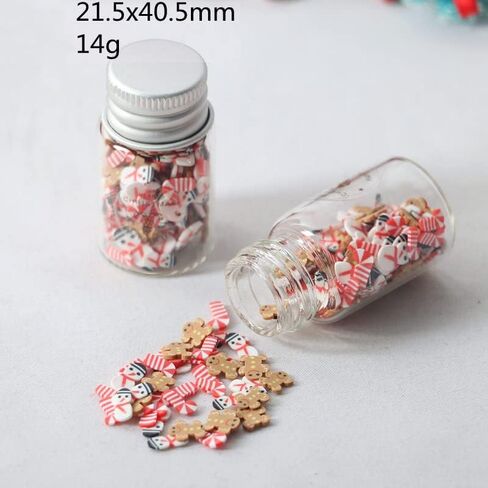 Dollhouse Decoration Accessories, 1:12 Dollhouse Ornament Miniature 3 Pcs Mini Christmas Snowball Decoration Particle Cookies Candy in Saudi Arabia