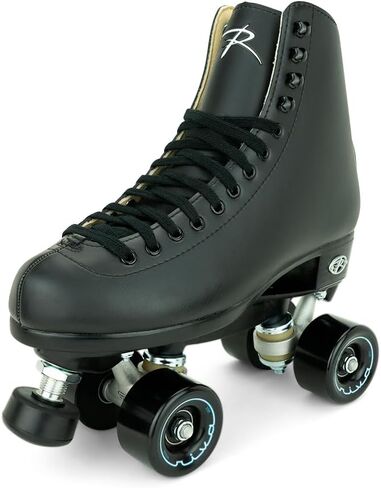 Riedell Boost Roller Skates - زلاجات رباعية خفيفة الوزن ومريحة للاستخدام الداخلي للرجال والنساء للمبتدئين والمتمرسين مع تصميم كلاسيكي سلس in Kuwait