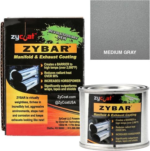طلاء ZyCoat ZyBar 12008 لدرجات الحرارة العالية - رمادي متوسط، 8 أونصة in Kuwait